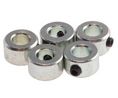 Shaft Collar One-Piece 4mm 8mm M2.5 Steel Pack of 5 pieces